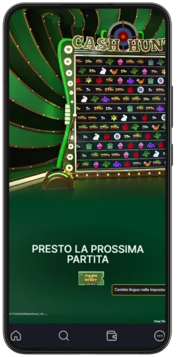 Crazy Time Italia_ Mobile game session overview screen 5